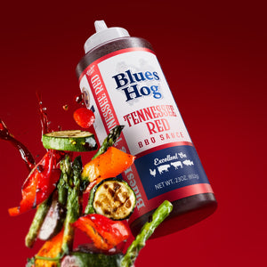 Blues Hog Tennessee Red Sauce on food