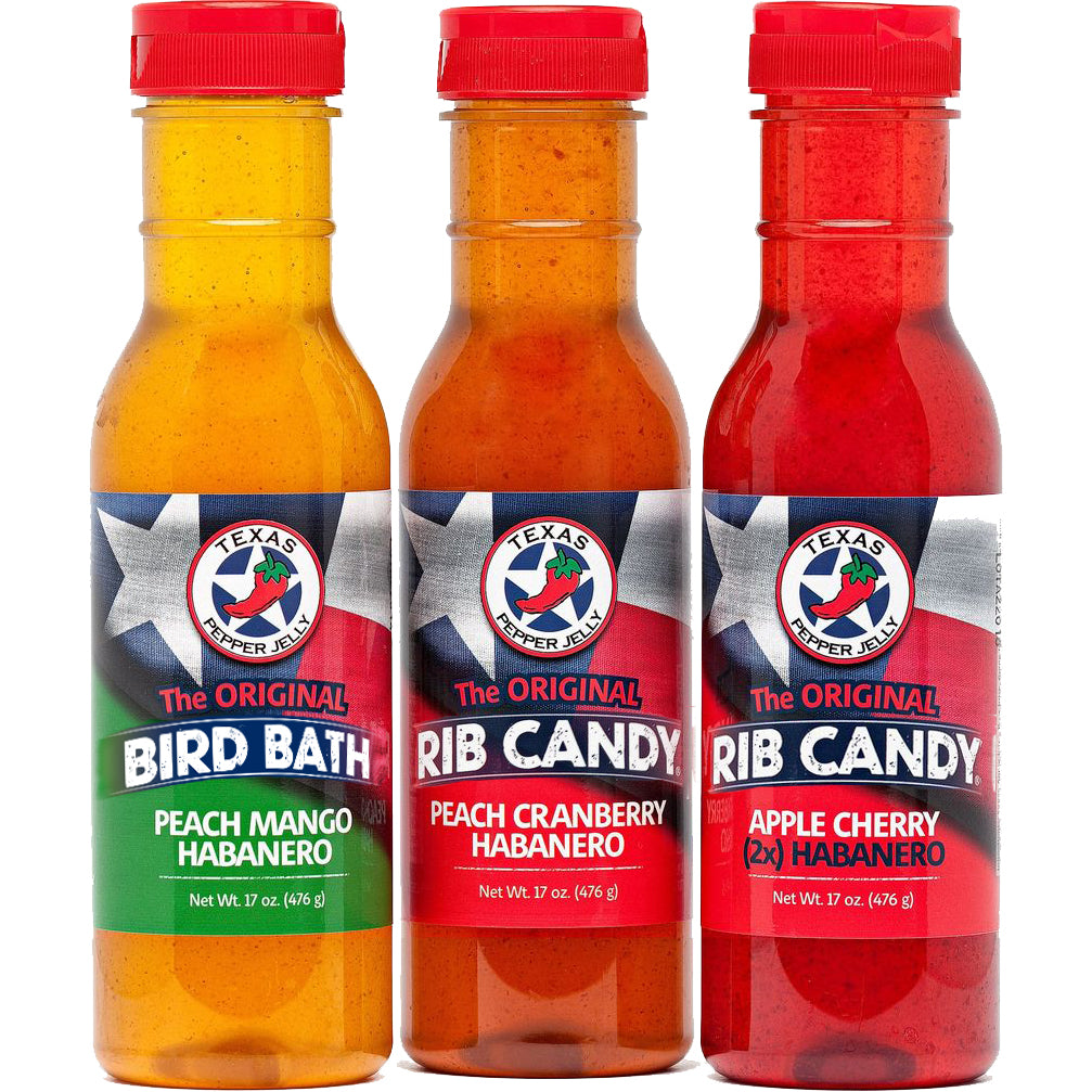 Texas Pepper Jelly Rib Candy 3 pack