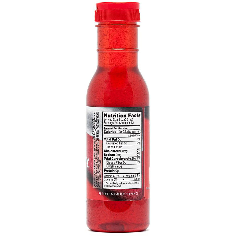 Apple Cherry 2x Habanero Rib Candy nutrition facts label