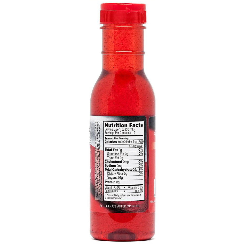 Apple Cherry Habanero Rib Candy nutrition facts label