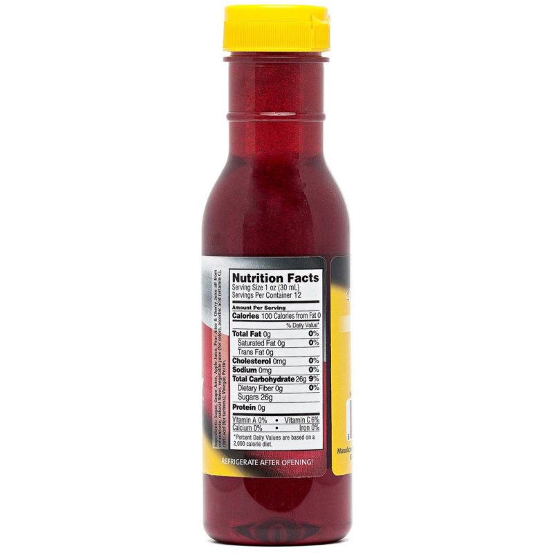 Black Cherry Grape Sweet Rib Candy nutrition facts label