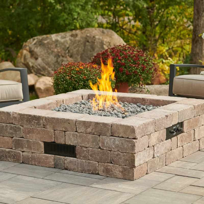 Outdoor Greatroom Tumbled Lava Rock