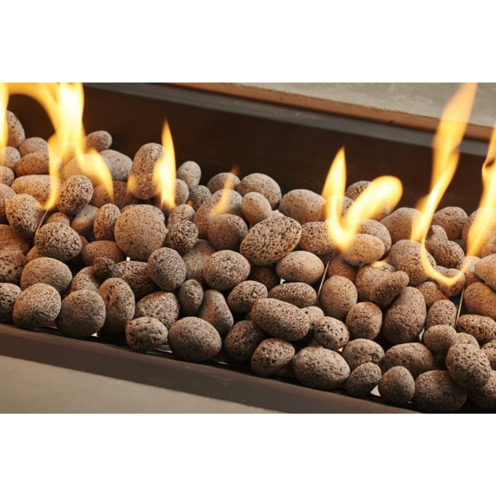 Outdoor Greatroom Tumbled Lava Rock