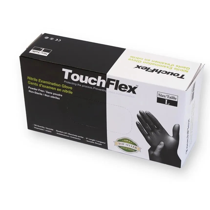 Black Nitrile Gloves - Box of 100