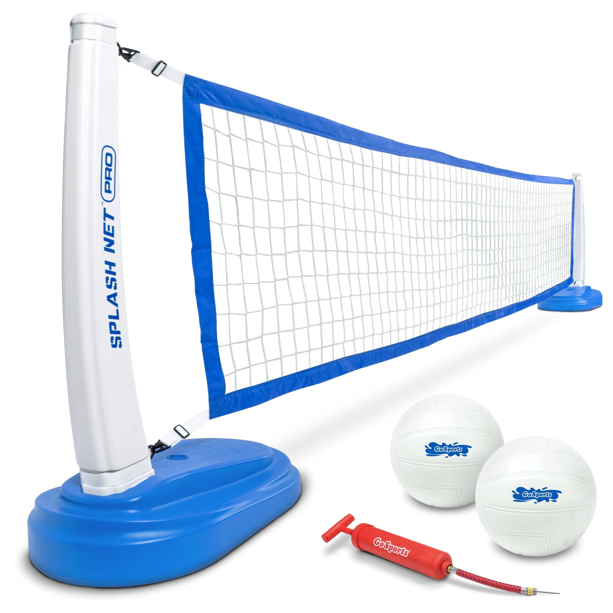 GoSports - Splash Net Pro Pool Volleyball Set - Blue