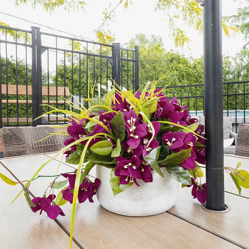 Purple Bougainvillea Flower Centerpiece