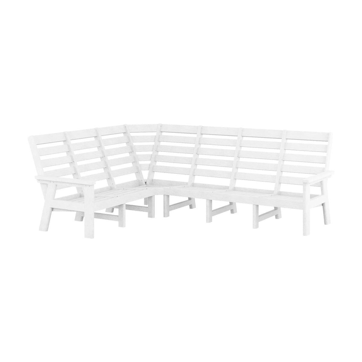Charleston Sectional Corner Piece - White-02