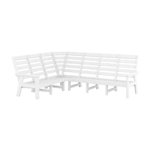 Charleston Sectional Corner Piece - White-02