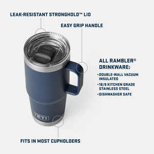 Yeti Rambler Stronghold Lid 20oz Travel Mug