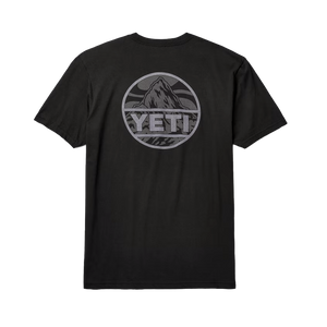 Yeti Mountain Badge T-Shirt Black