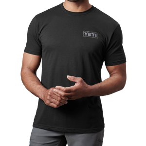 Yeti Mountain Badge T-Shirt Black
