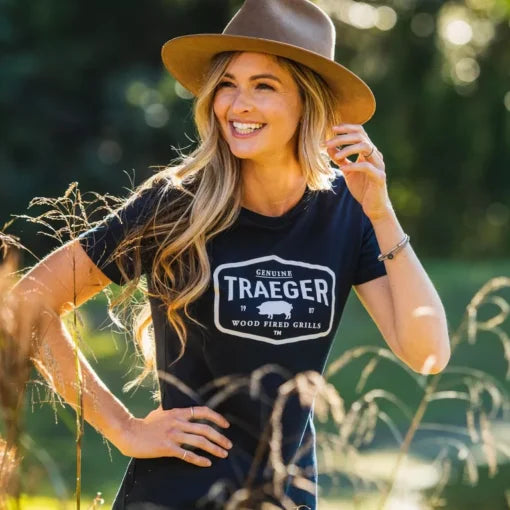 Traeger Womens Certified T-Shirt - Navy/Heather