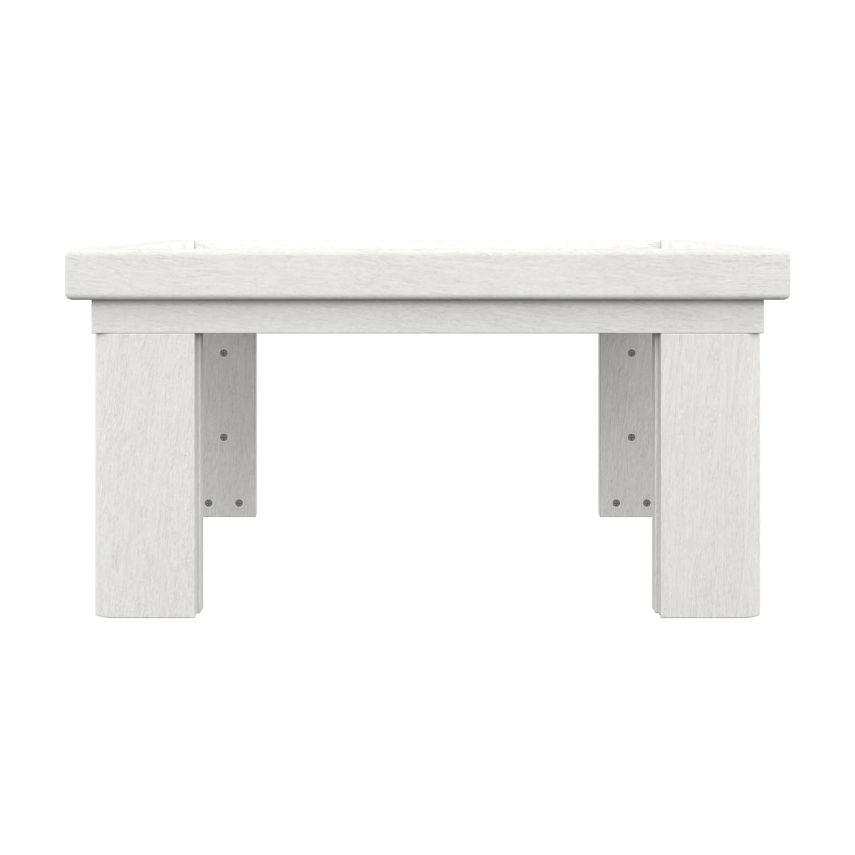 Charleston Ottoman - White-02