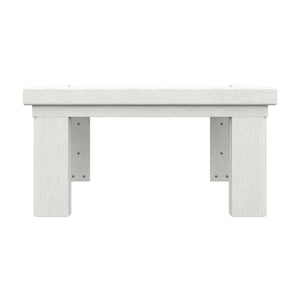 Charleston Ottoman - White-02