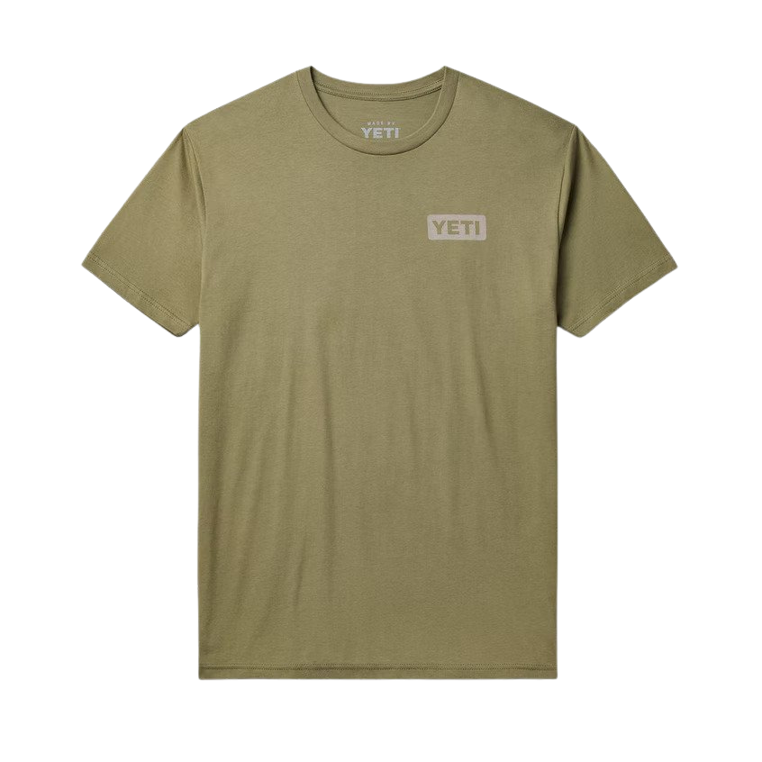 Antler Badge Short Sleeve T-Shirt Military Green