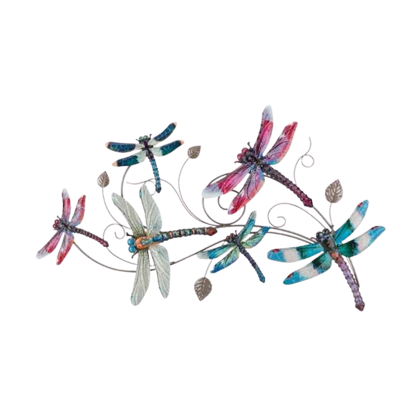 Luster Dragonfly Collage Wall Decor