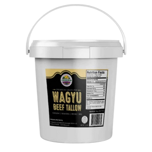 Premium Rendered Wagyu Beef Tallow Tub 1.5lbs