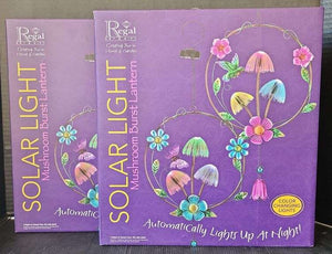 Regal Art & Gift Mushroom Burst Solar Lantern - Butterfly
