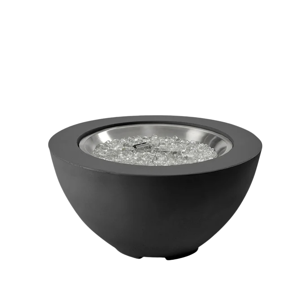 Cove Concrete Bowl Gas Fire Pit