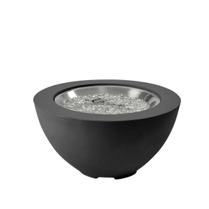 Cove Concrete Bowl Gas Fire Pit