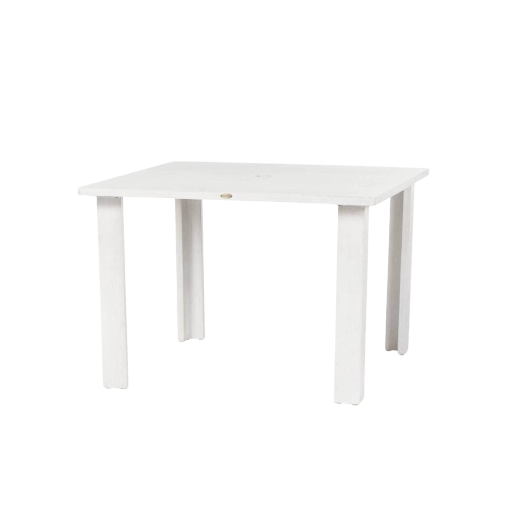 Limo 43" Square Dining Table with Umbrella Hole