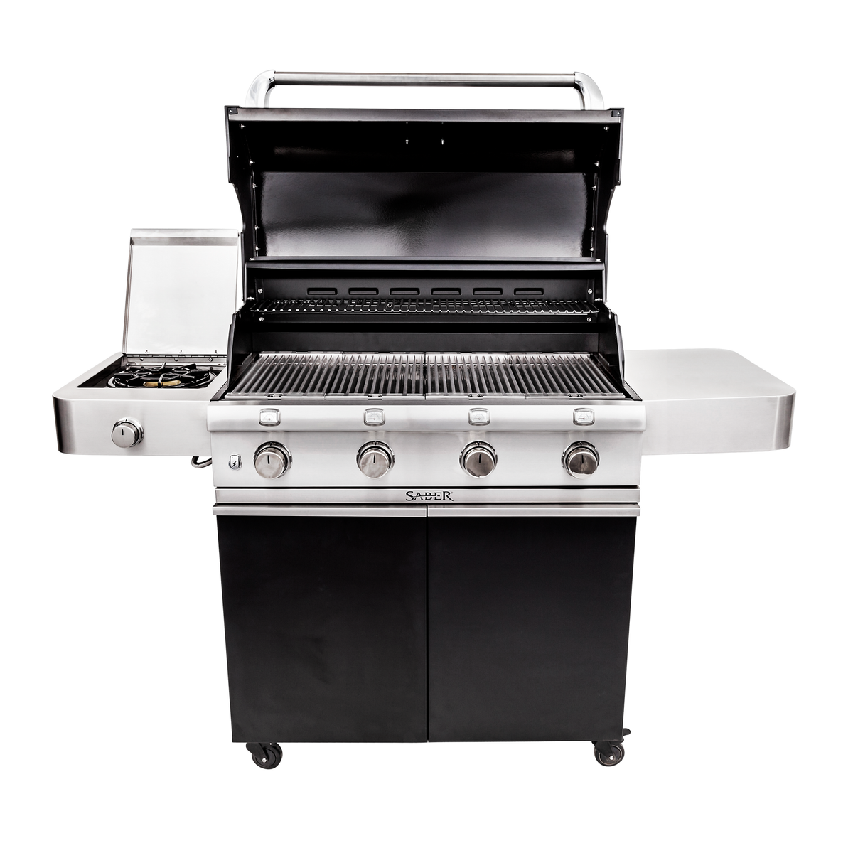Saber Deluxe Black 670 4-Burner Gas Grill (LP)