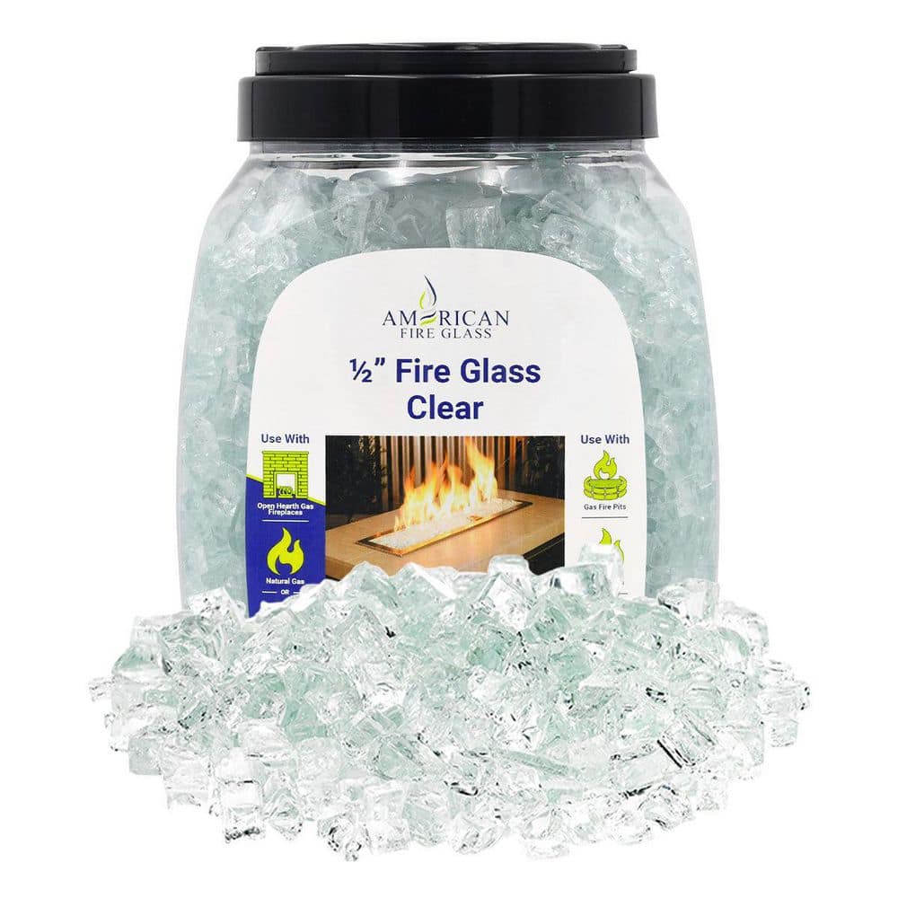 American Fire Glass 1/2 Luster Glass 10 lbs