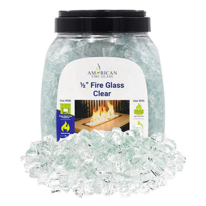 American Fire Glass 1/2 Luster Glass 10 lbs