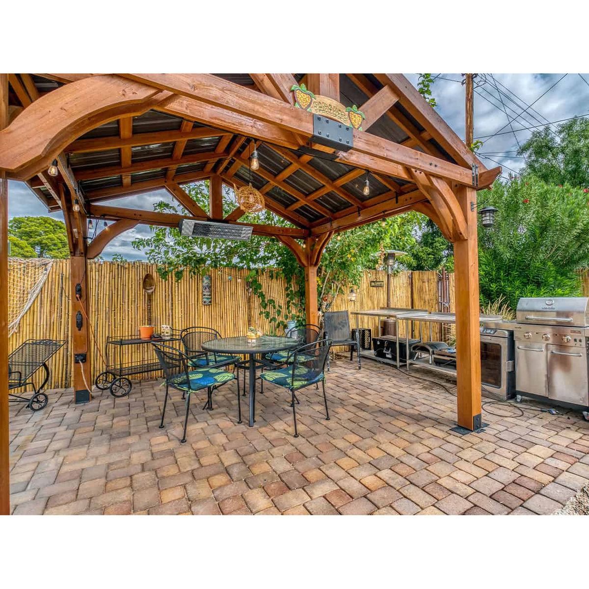Aura Carbon Series Electric Black Heater with Remote