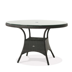 Palm Harbor 48" Round Dining Table with Glass