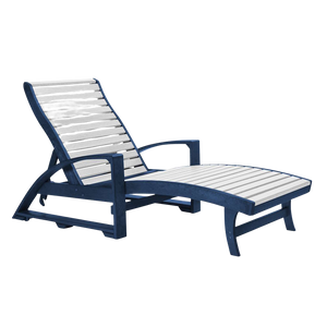 St. Tropez Chaise Lounge w/Wheels