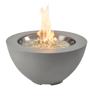 Cove Concrete Bowl Gas Fire Pit