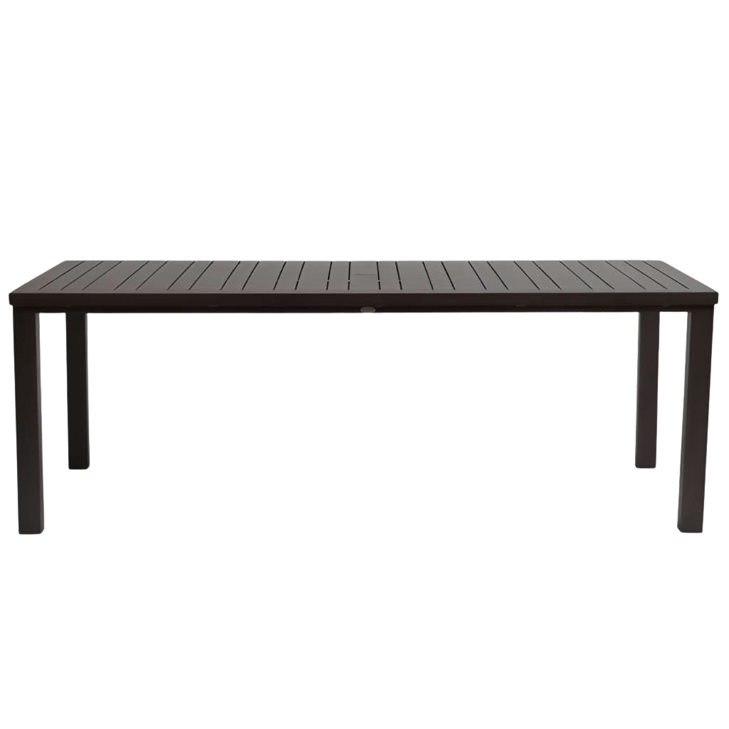 Canbria 84" x 44" Rectangle Dining Table w/Umbrella Hole
