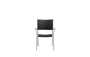 Ratana New Roma Stacking Arm Chair w/Durawood Arm