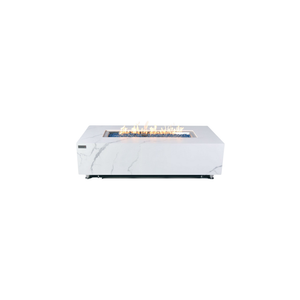 Elementi - Carrara Porcelain Fire Table