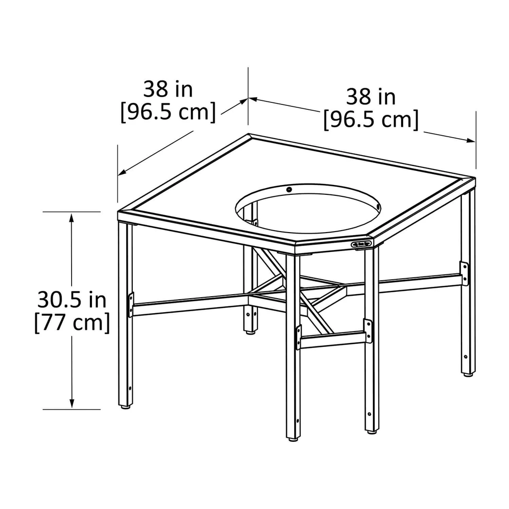 Big Green Egg Modular Nest XLarge EGG Corner Unit