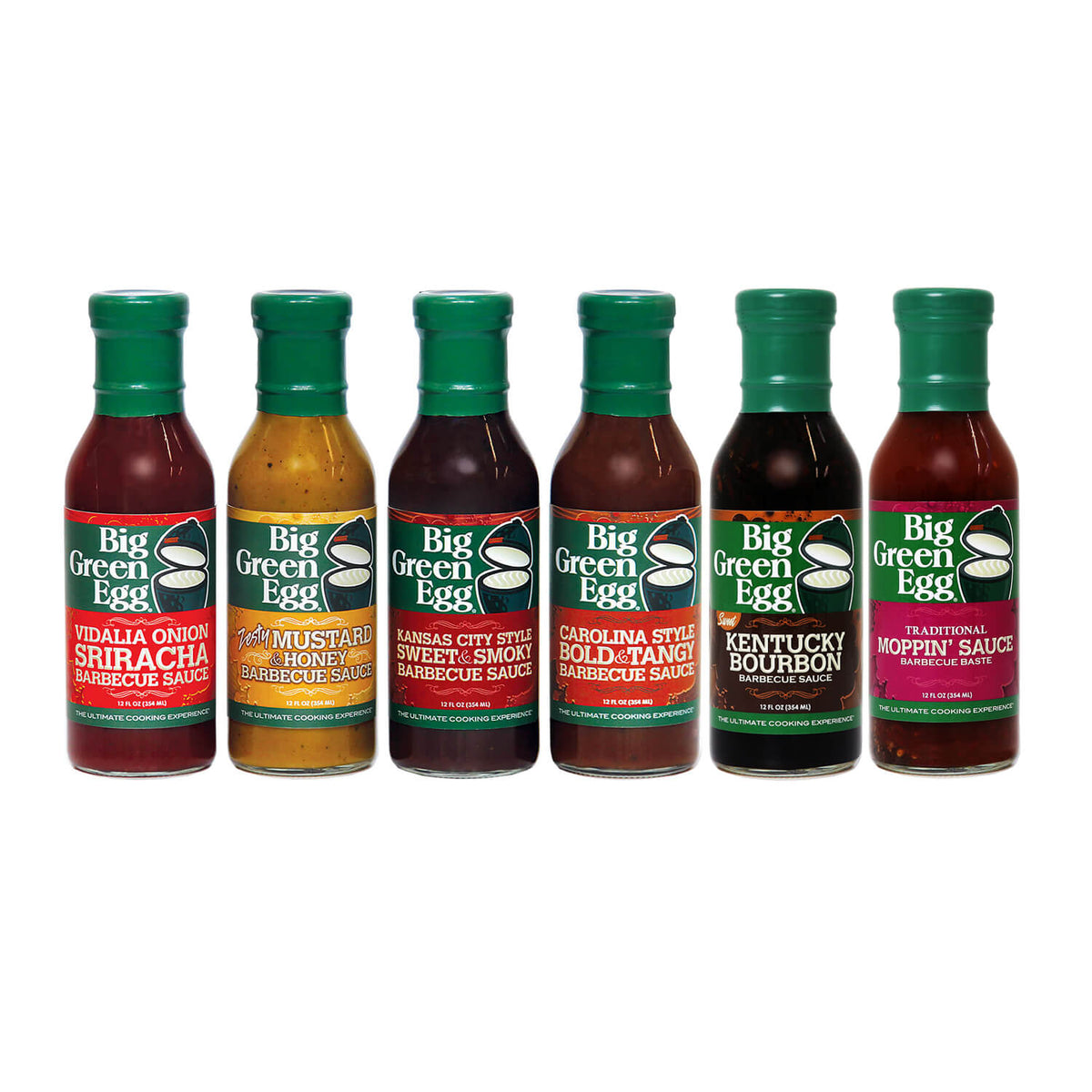 Big Green Egg barbecue sauce lineup