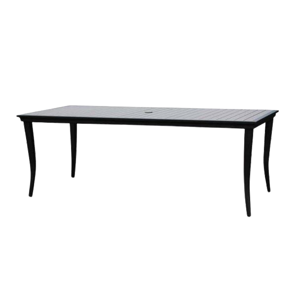 Copacabana 84″ x 40″ Rectangular Dining Table w/Umbrella Hole