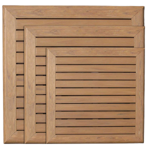 36″ x 36" Sq Teak Everrawood Table Top W/UH
