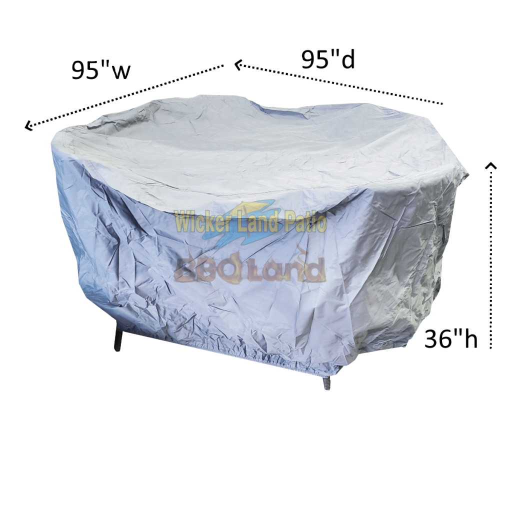 Dining Cover, 95"W x 95"D x 36"H