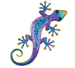 Watercolor Gecko Wall Decor 24"