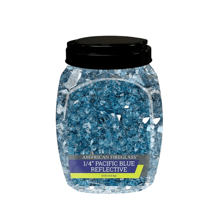 1/4" Reflective Fire Glass 10 lbs