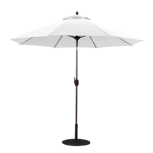 636 9' Manual-Tilt Market Galtech Umbrella