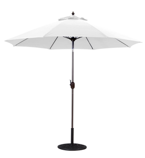 636 9' Manual-Tilt Market Galtech Umbrella