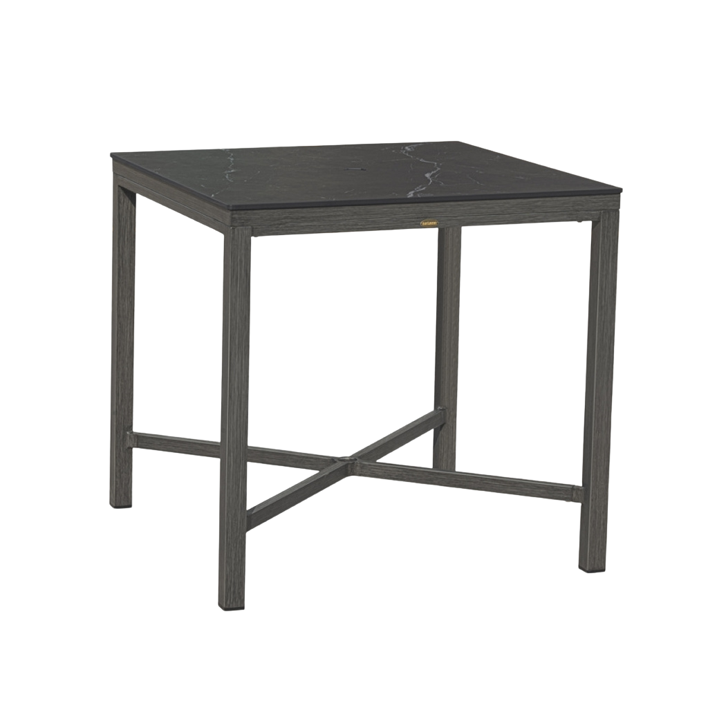Laguna 39" Square Sintered Stone Counter Table