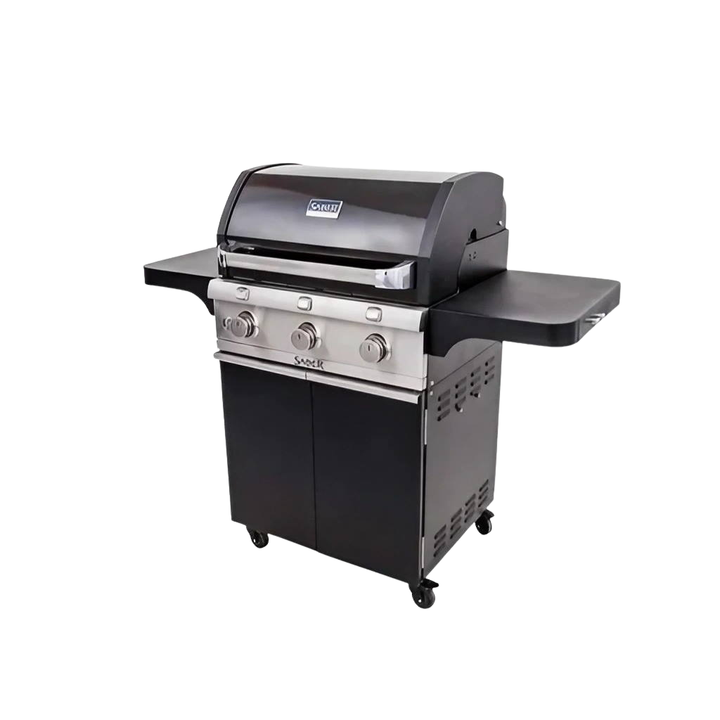 Deluxe Black 3-Burner Gas Grill