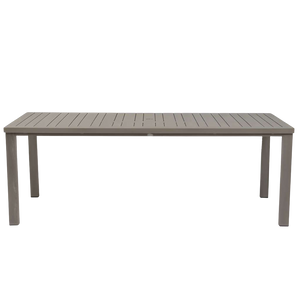 Canbria 84" x 44" Rectangle Dining Table w/Umbrella Hole