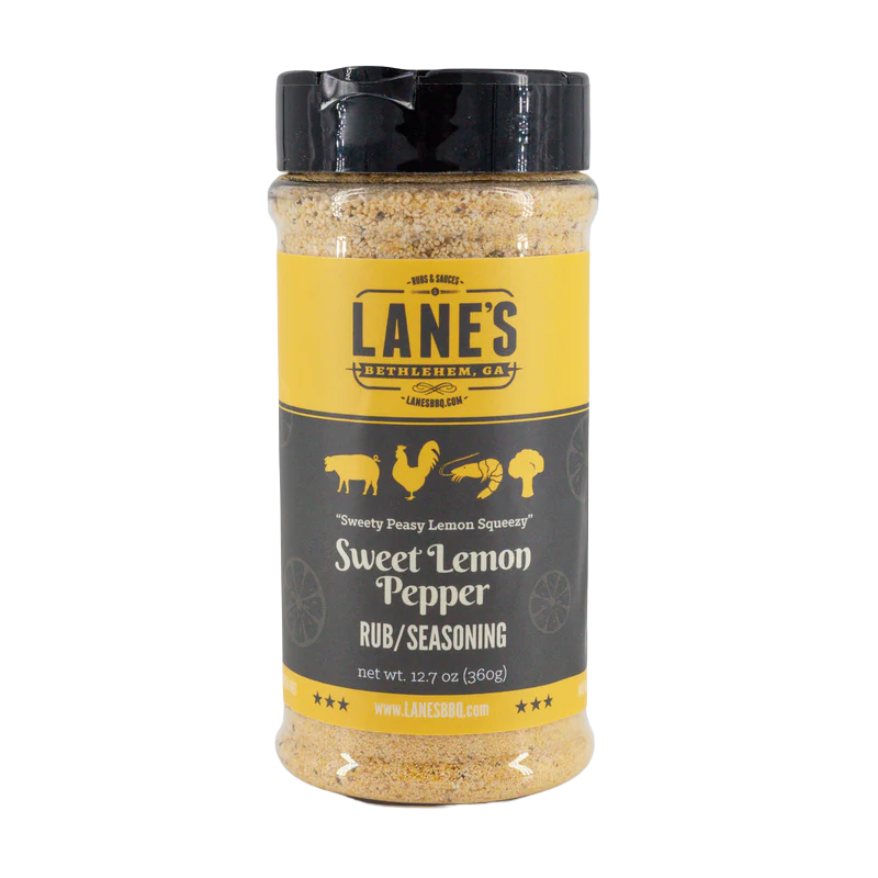 Lane's Sweet Lemon Pepper Rub 12oz