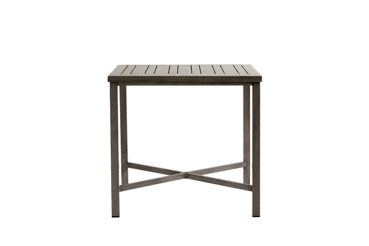 Ratana Canbria 39 Square Counter Table w/Umbrella Hole
