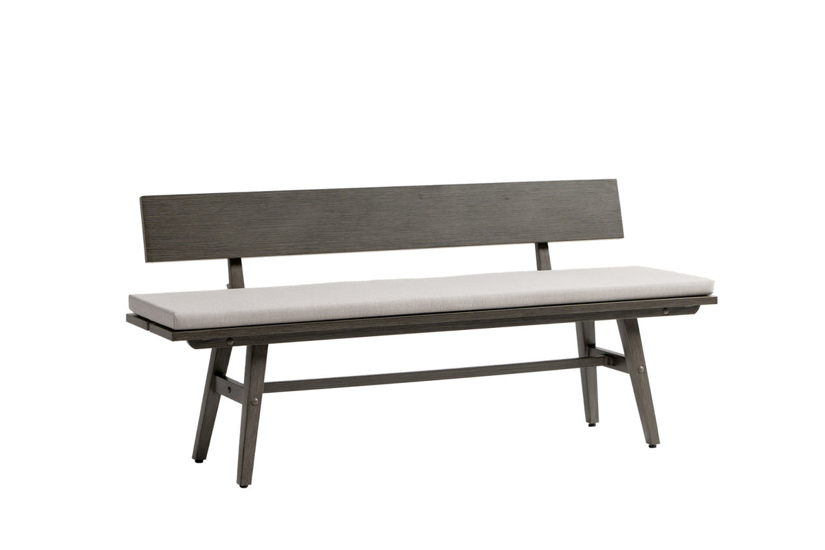Ratana Canbria Bench with Back